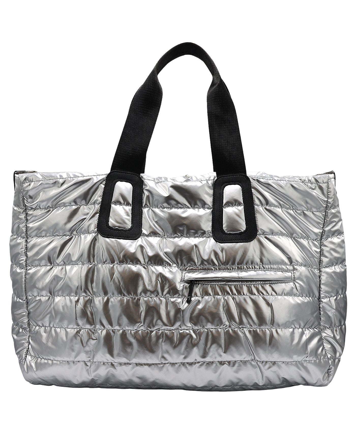 Nylon Puffer Weekender Bag view 1