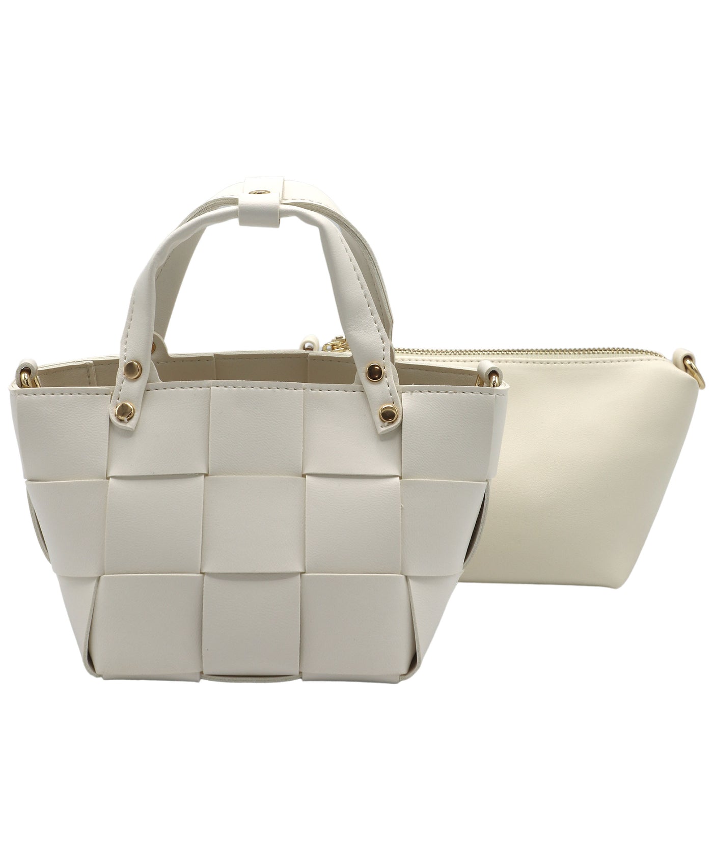 2in1 Woven Handbag view 1