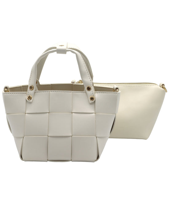 2in1 Woven Handbag view 