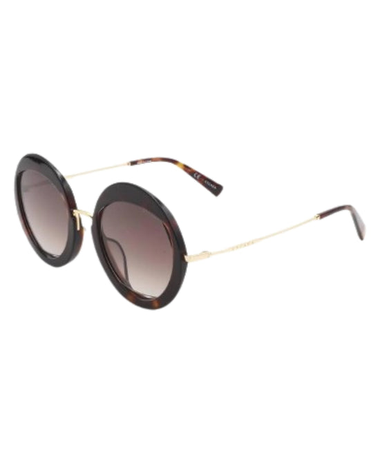 Oversized Round Sunglasses w/ Cutouts view 