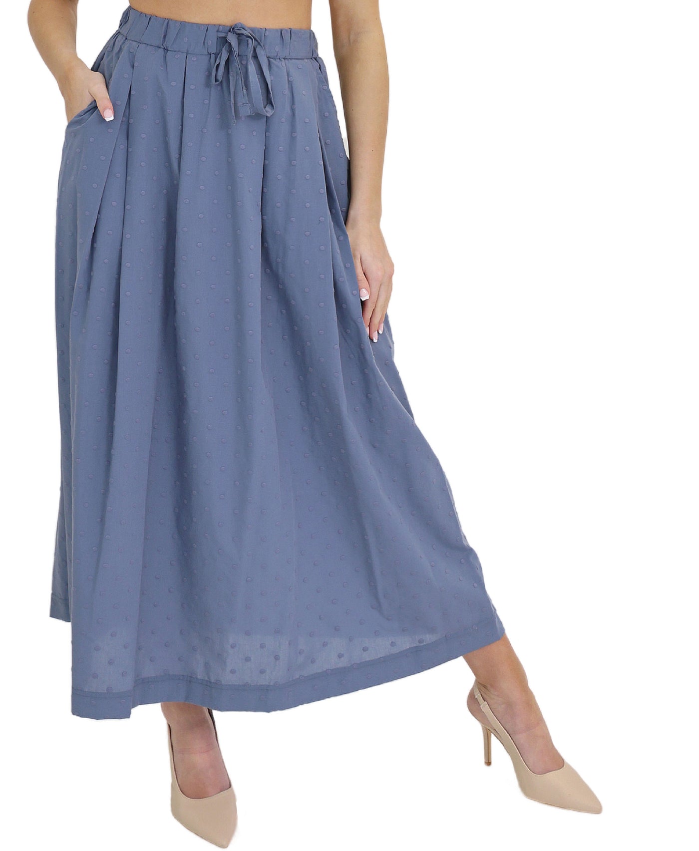 Embroidered Maxi Skirt view 1
