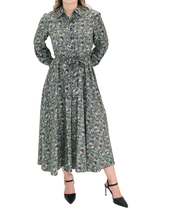 Geo Print Maxi Dress view 
