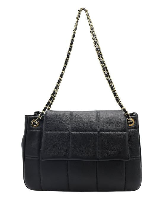 Leather Quilted Handbag view 