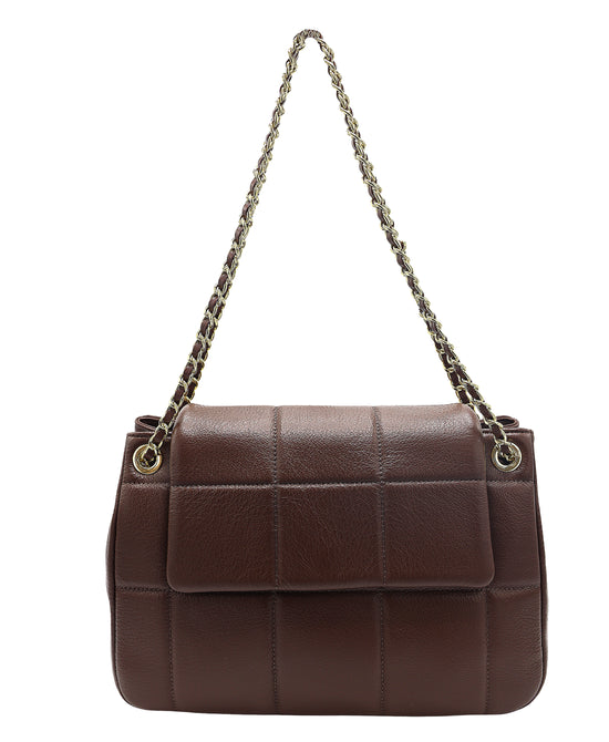 Leather Quilted Handbag view 