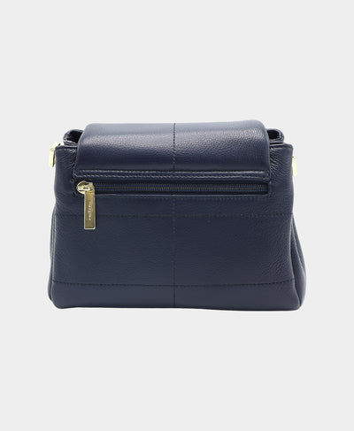 Small Leather Crossbody Bag w/ Stitching Detail image 2