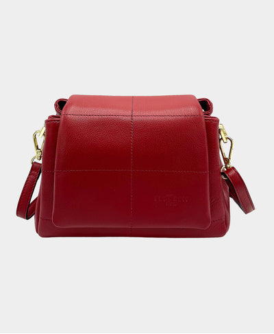 Small Leather Crossbody Bag w/ Stitching Detail image 3