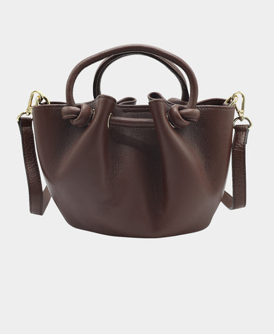 Leather Scrunch Handbag image 2