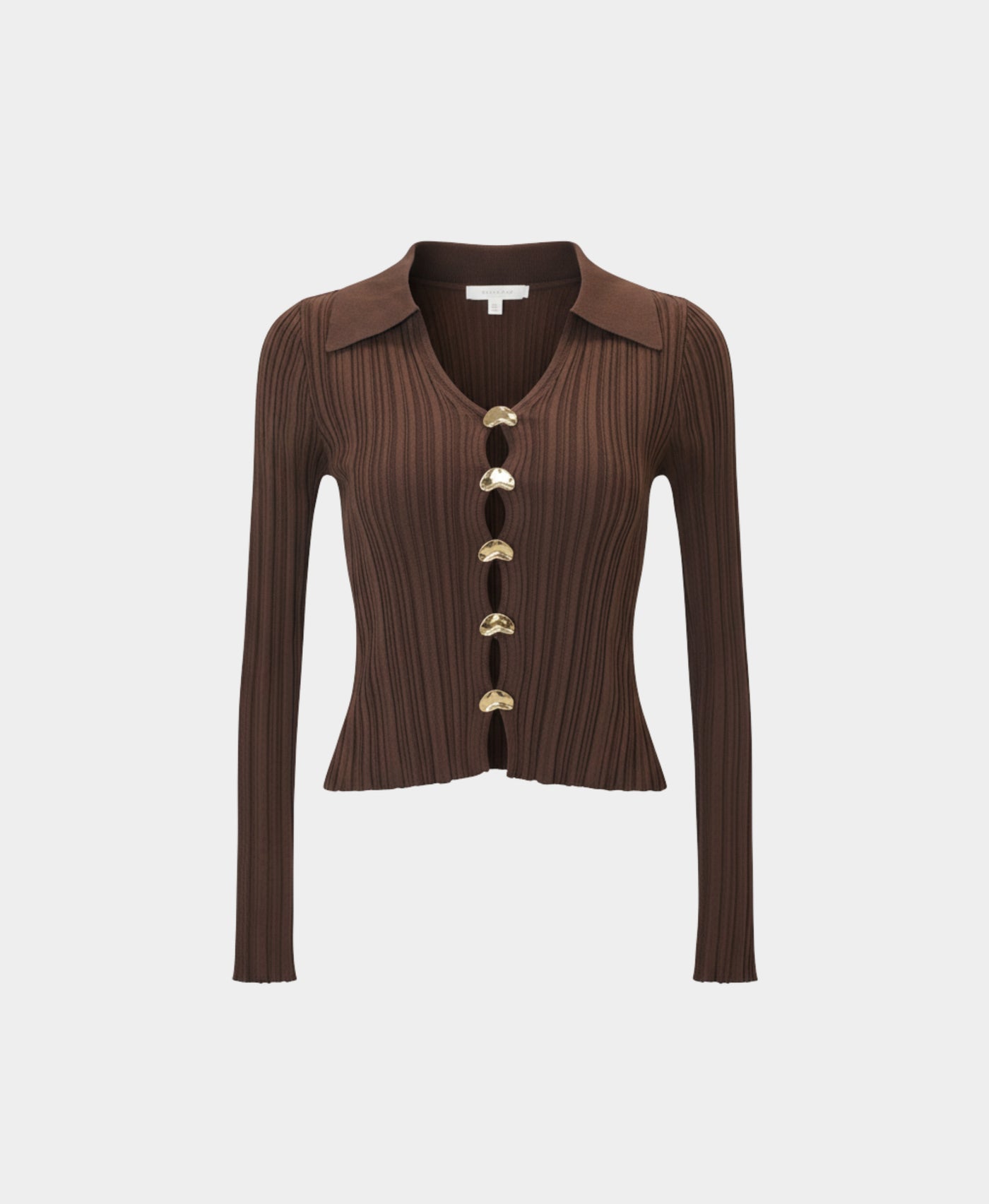 Knit Top w/ Gold Buttons view 6