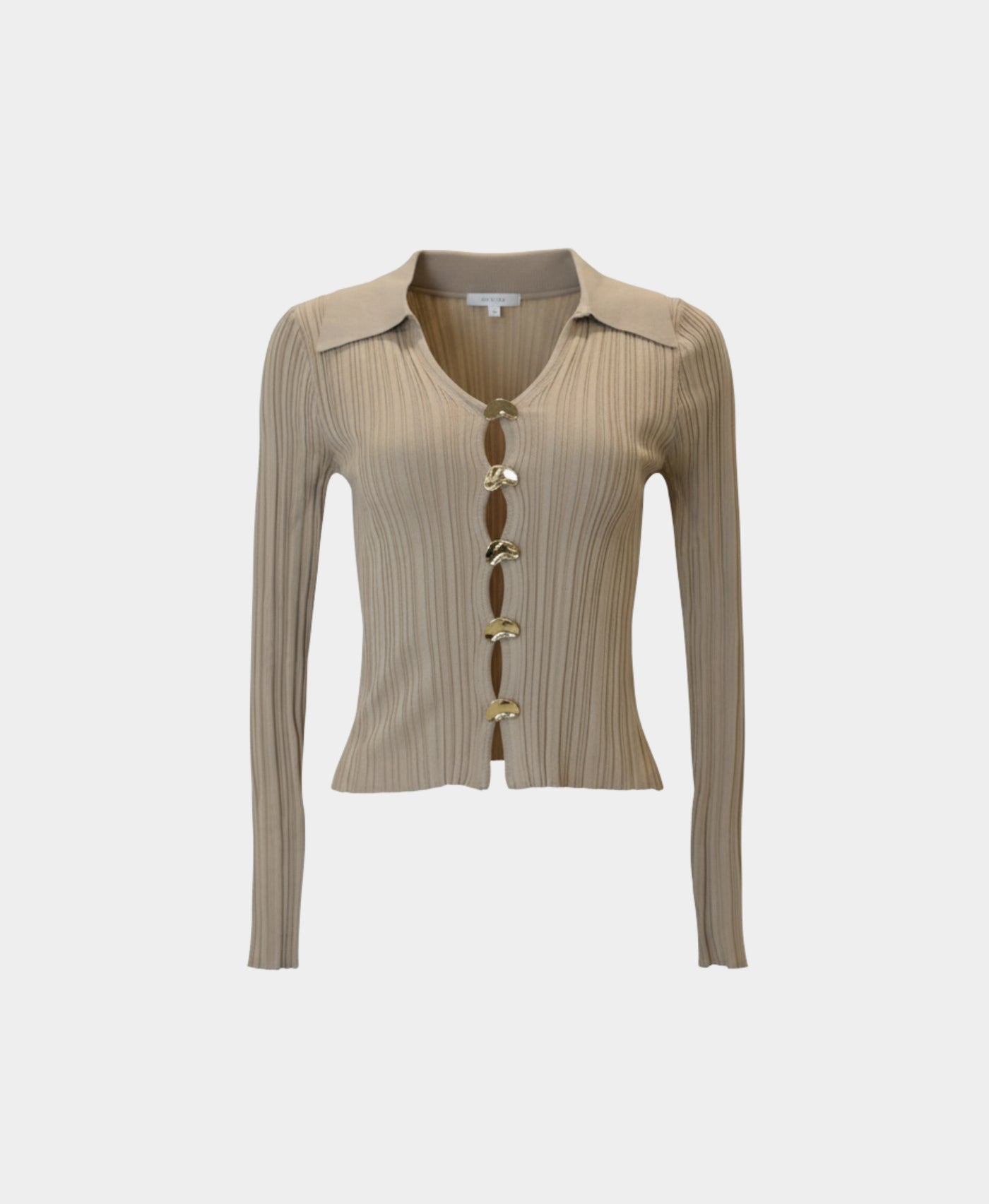 Knit Top w/ Gold Buttons view 9