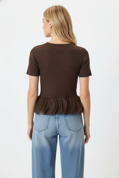 Top w/ Chiffon Petals image 5