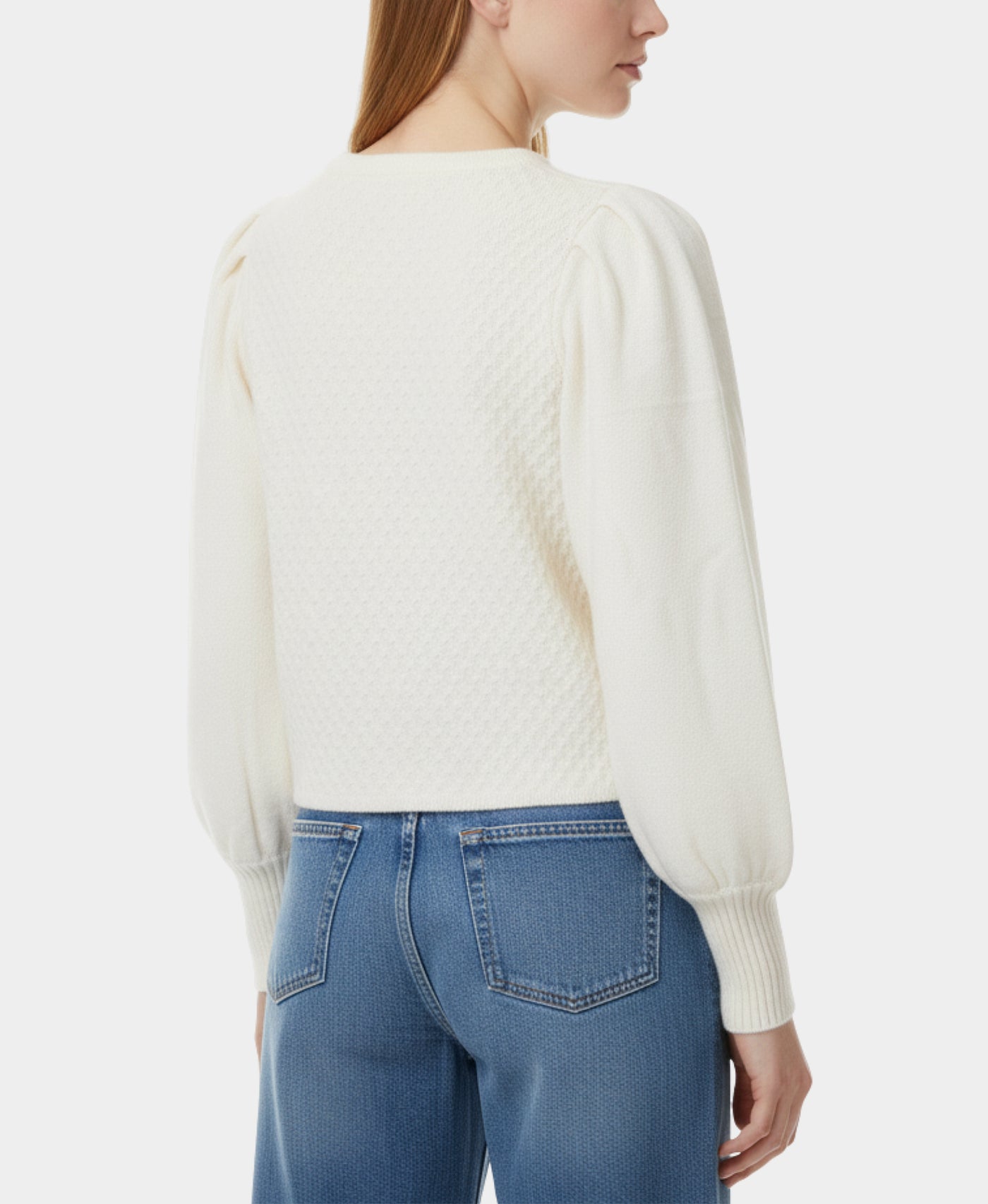 Sweater w/ Crochet Detail view 2