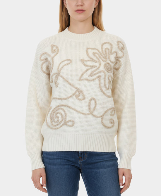 Waffle Knit Sweater view 