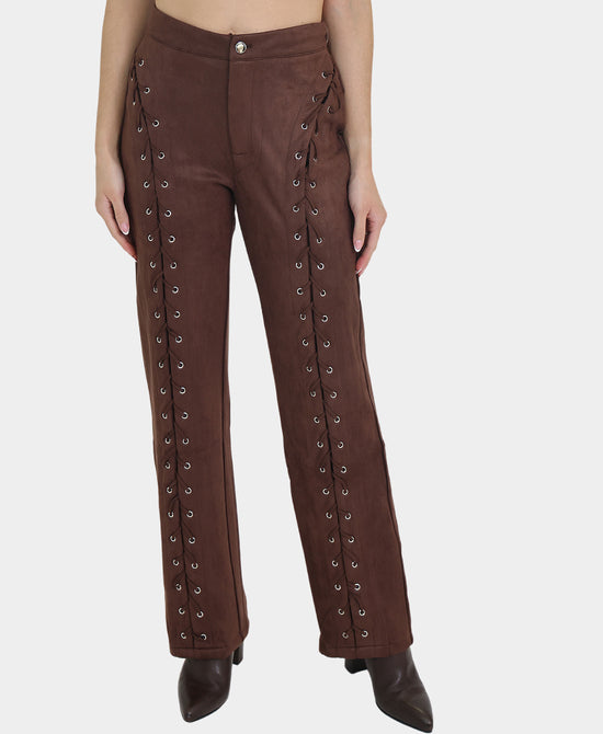 Faux Suede Pants view 