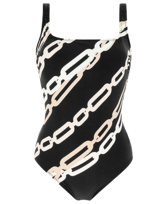 Chain Print One-Piece Swimsuit view 