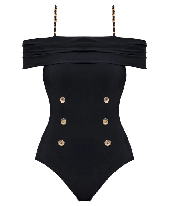 Button Detail One-Piece Swimsuit view 