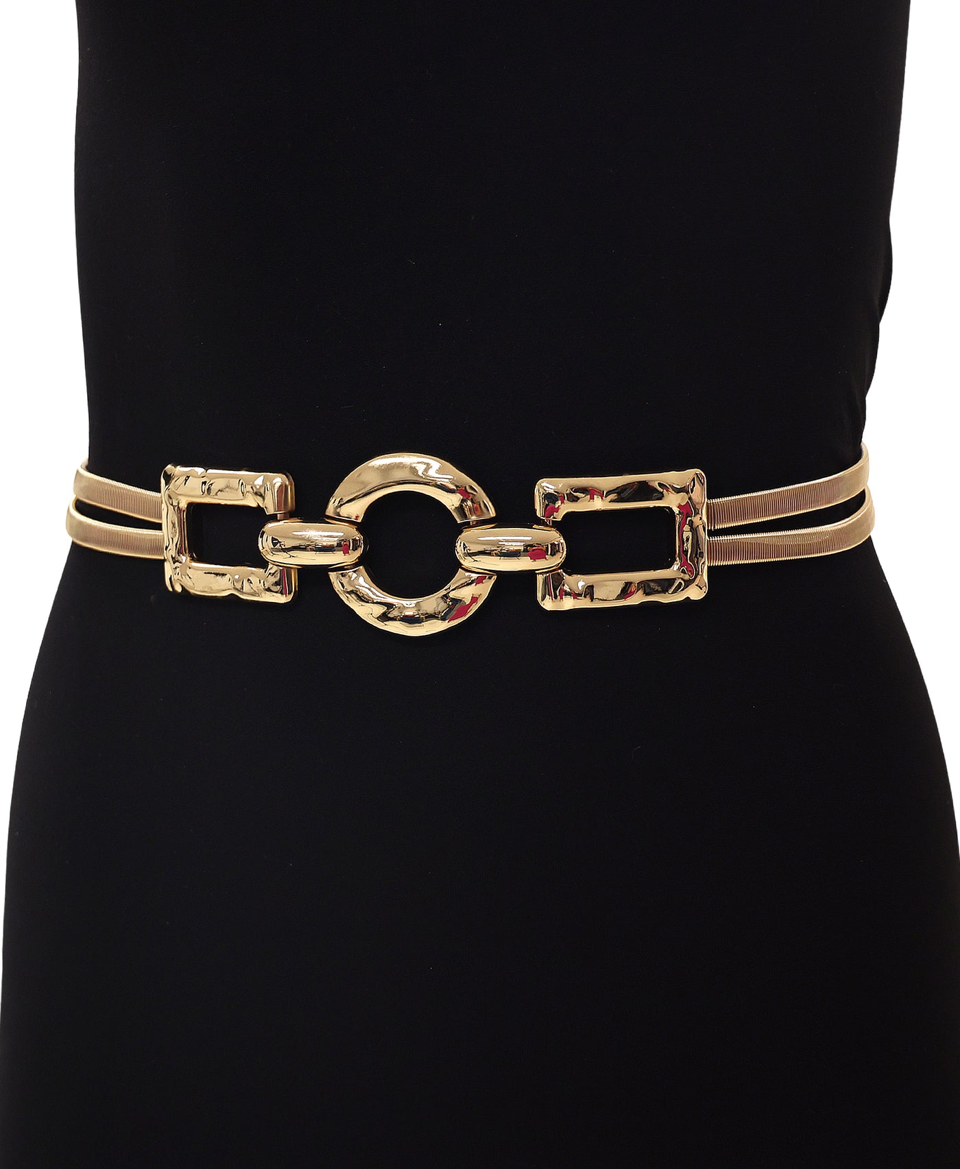 Metal Buckle Elastic Spring Belt view 1