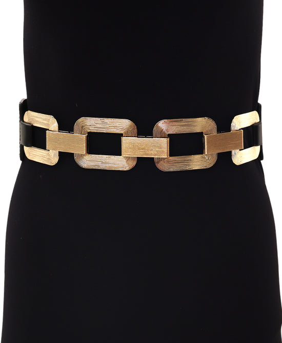 Chain Buckle Elastic Belt view 