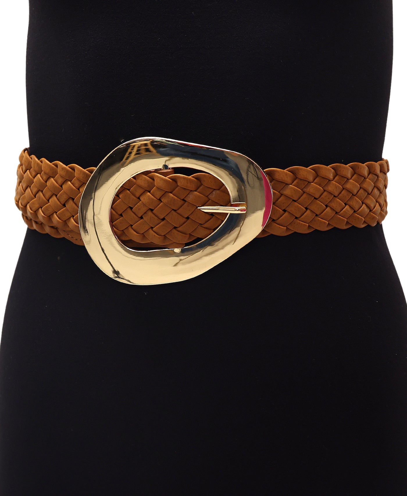 Metal Buckle Braided Belt view 1
