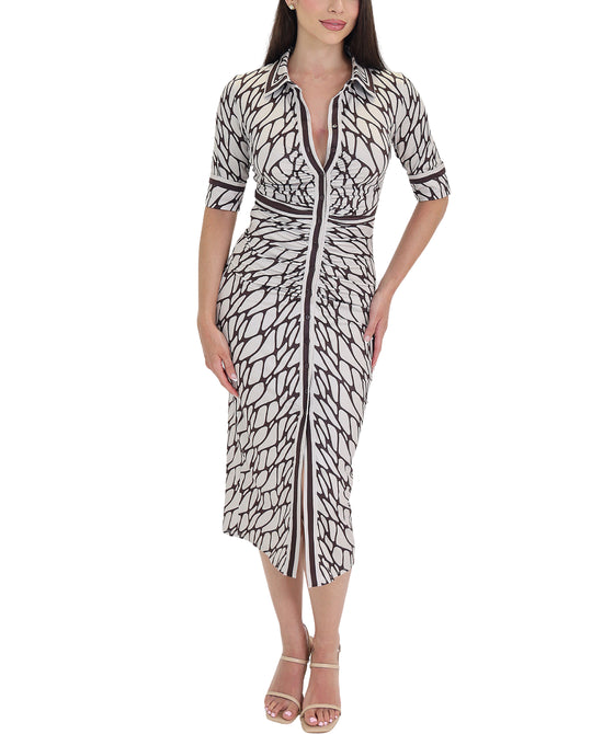 Printed Midi Dress view 