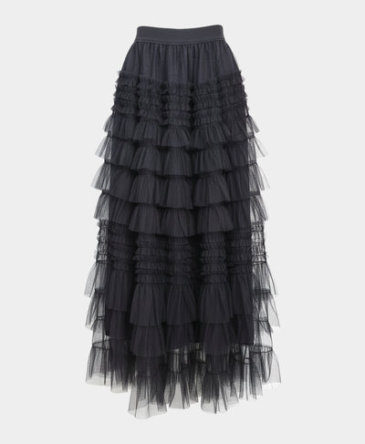 Tiered Tulle Maxi Skirt image 3