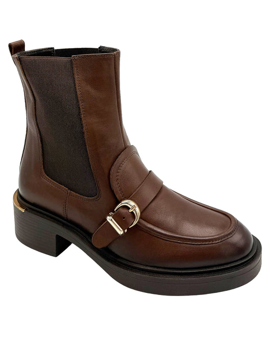 Leather Buckle Bootie view 