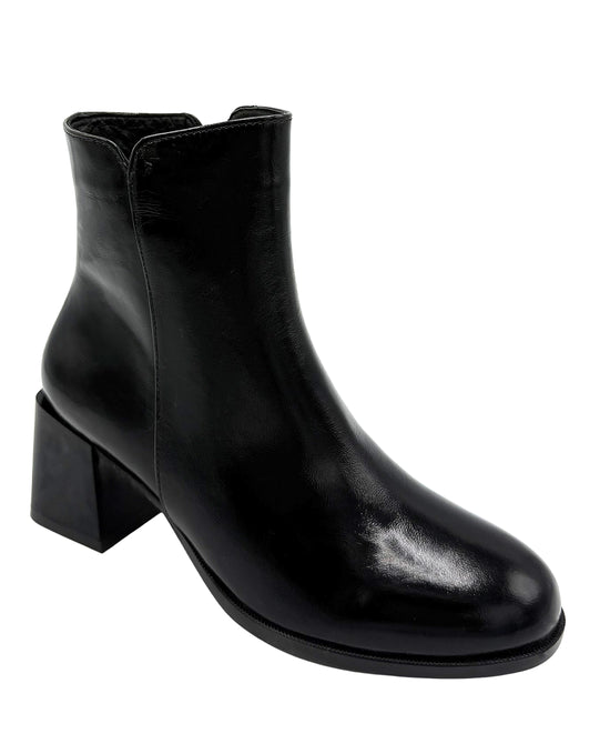 Leather Gloss Bootie view 