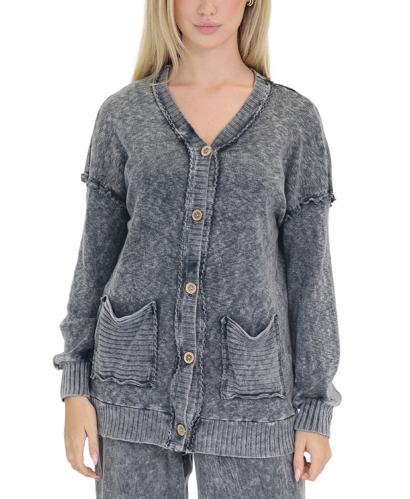 Mineral Wash Cardigan view 1