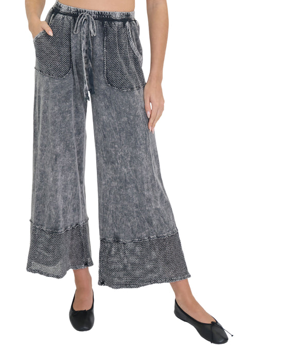 Mineral Wash Waffle Pants view 