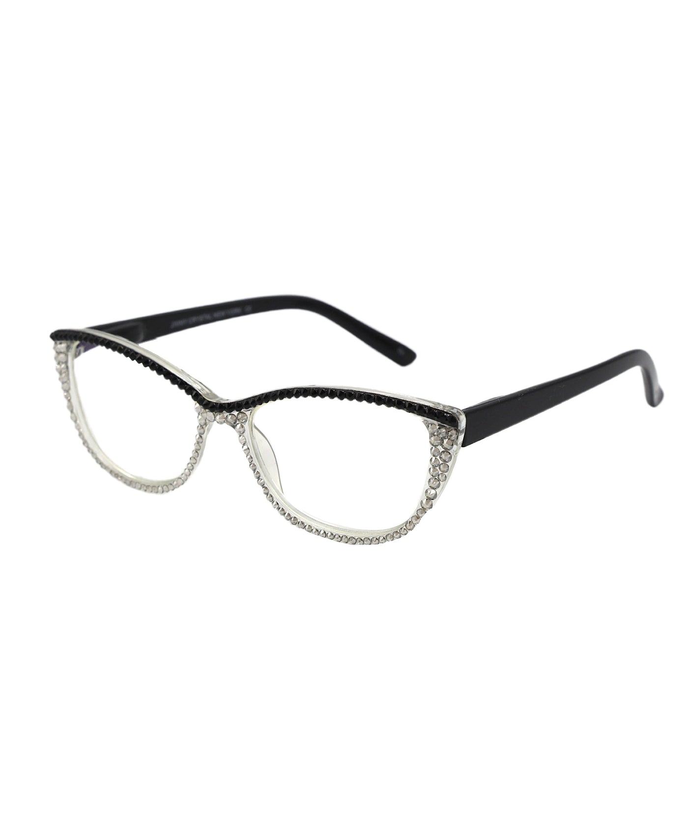 Cat Eye Genuine Crystal Readers view 1