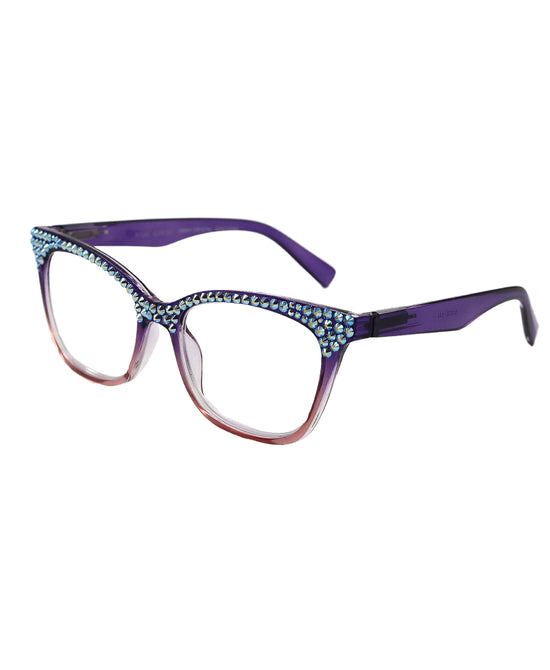 Genuine Crystal Cat Eye Readers view 