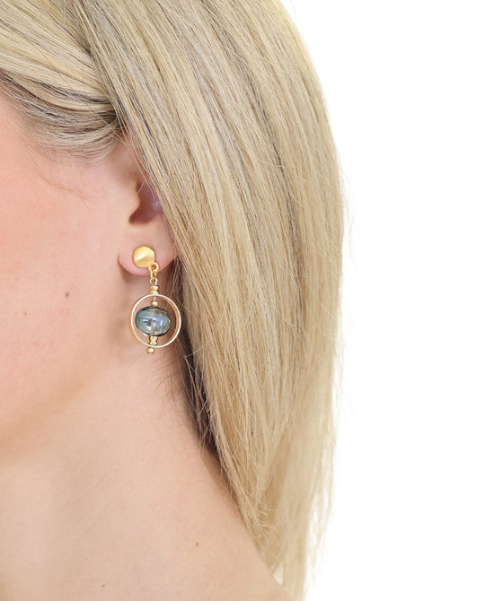 Round Statement Earrings view 