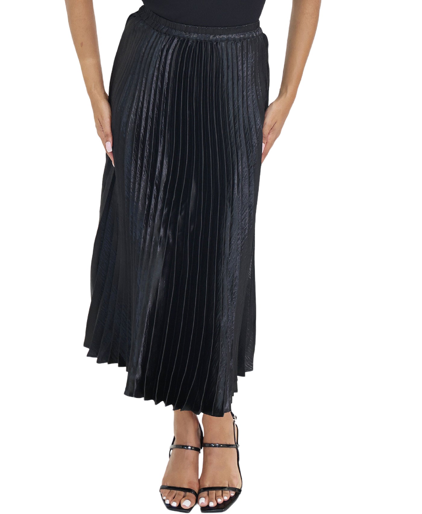 Pleated Midi Skirt view 1