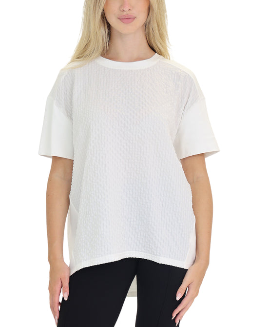 Textured Hi-Lo Blouse view 