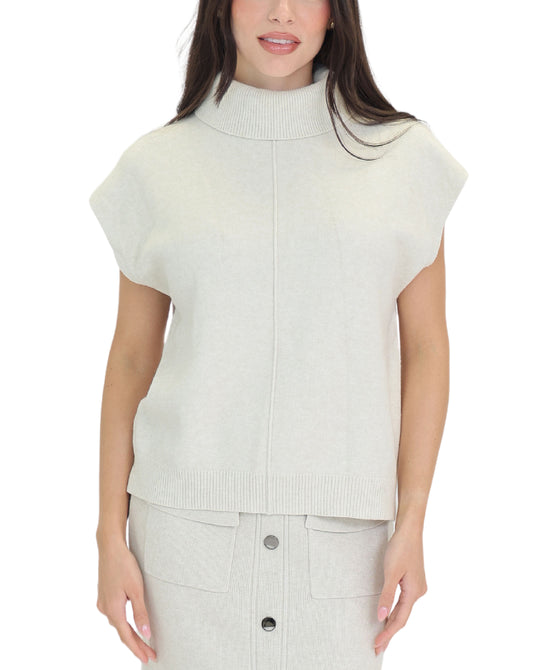 Turtleneck Sweater Vest view 