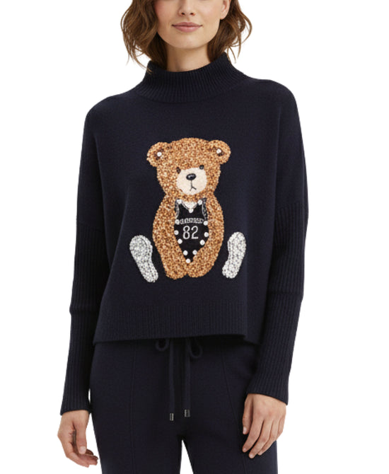Teddy Bear Sweater w/ Pearls view 