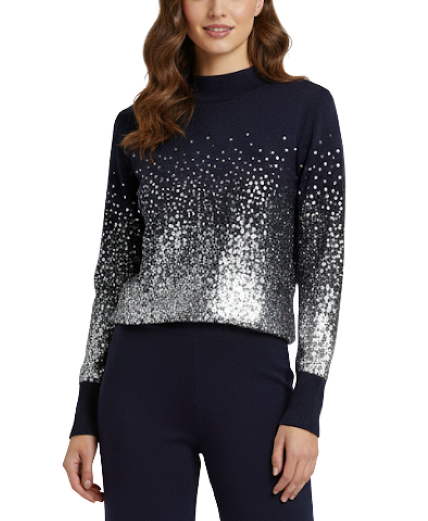 Sweater w/ Silver Sequins view 1