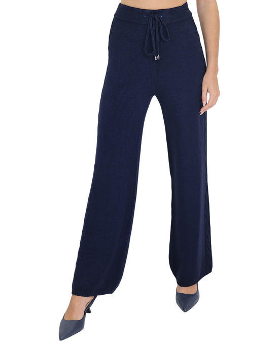 Knit Pants w/ Cable Knit Sides view 