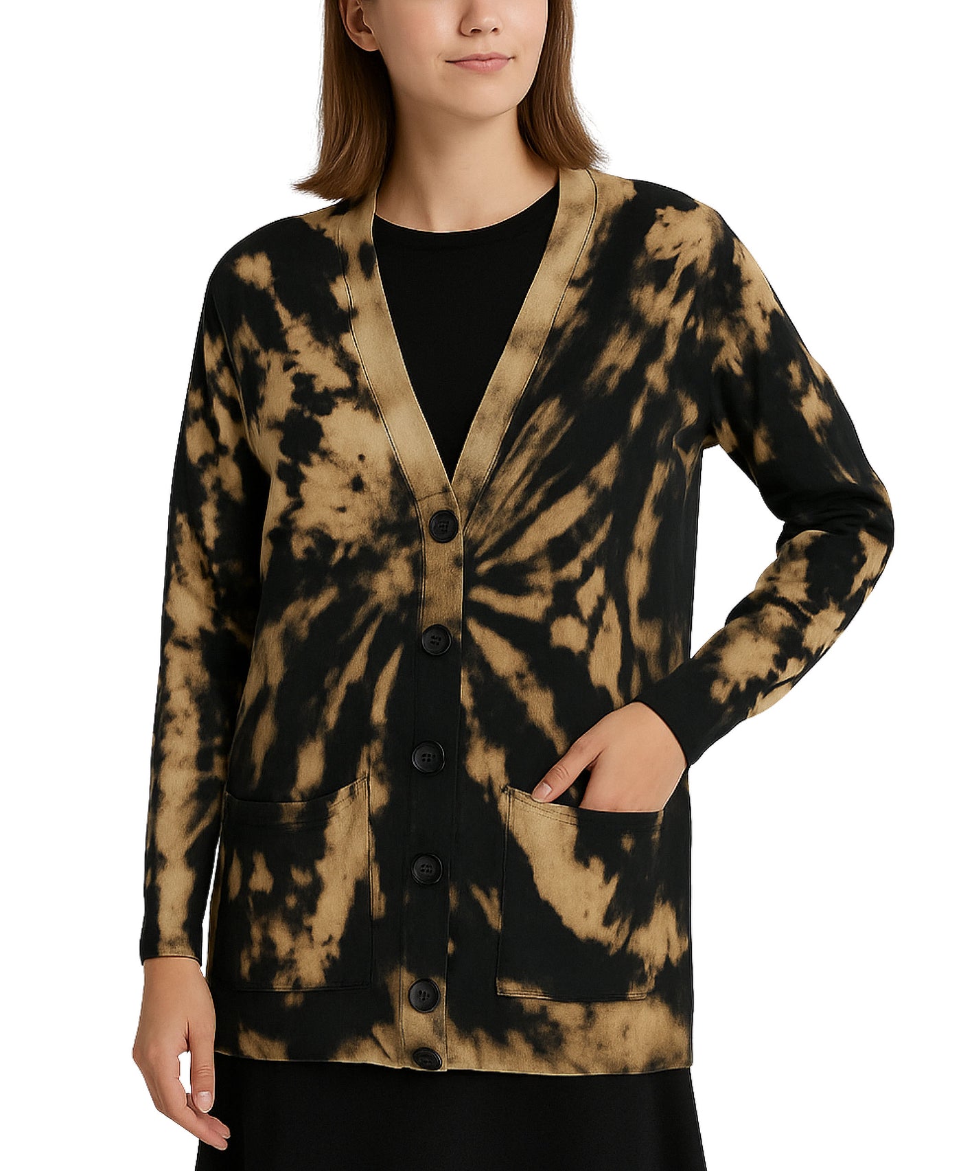Tie Dye Long Cardigan view 1