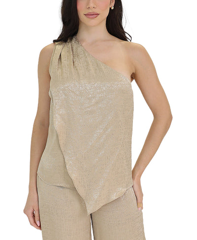Asymmetrical Off Shoulder Top image 1