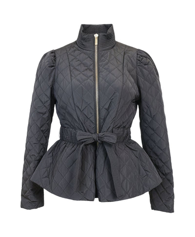 Quilted Peplum Jacket image 2