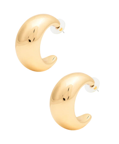 Thick Hoop Earrings image 1