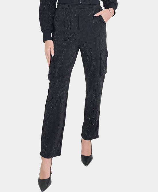 Crystal Covered Cargo Pants view 