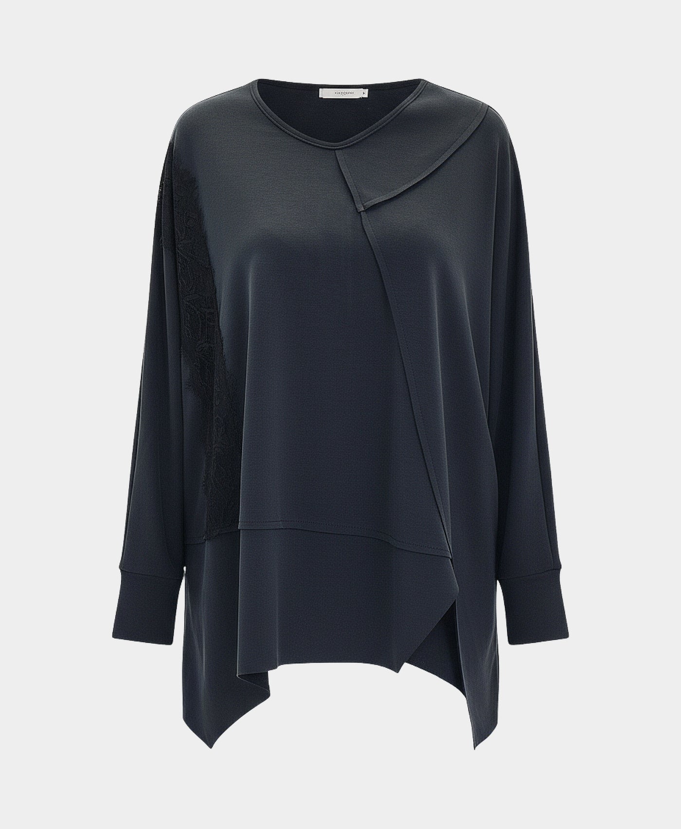 Modal Top w/ Lace Accents view 3