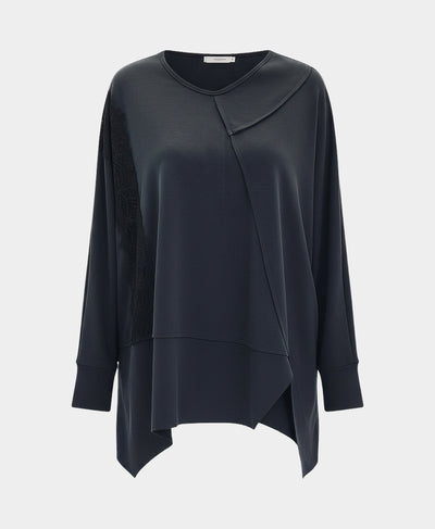 Modal Top w/ Lace Accents image 3