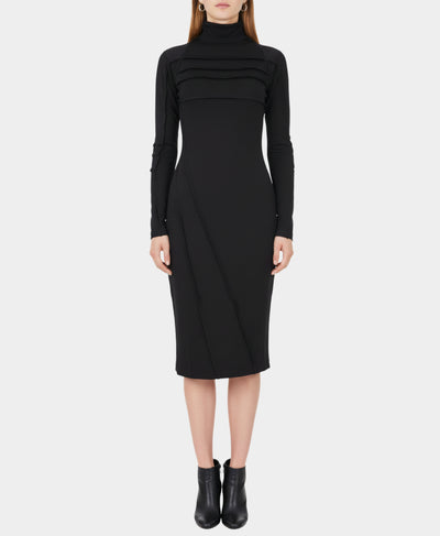Turtleneck Midi Dress image 1