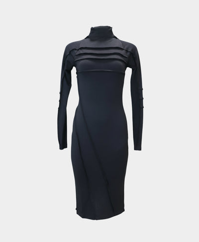 Turtleneck Midi Dress image 3