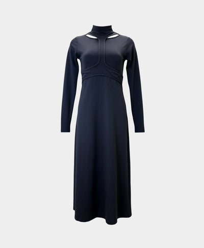 Midi Dress w/ Cutout image 3