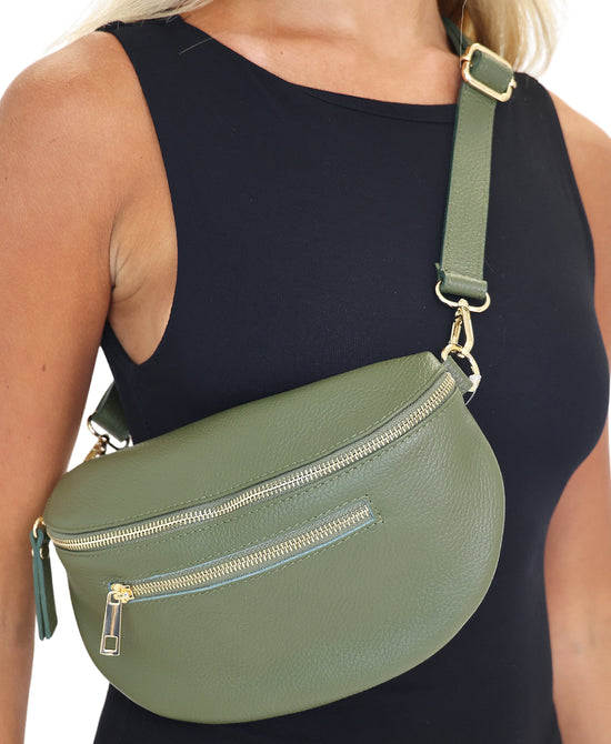 Leather Crossbody/Belt Bag view 