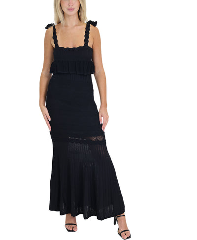 Pointelle Tiered Maxi Dress image 2