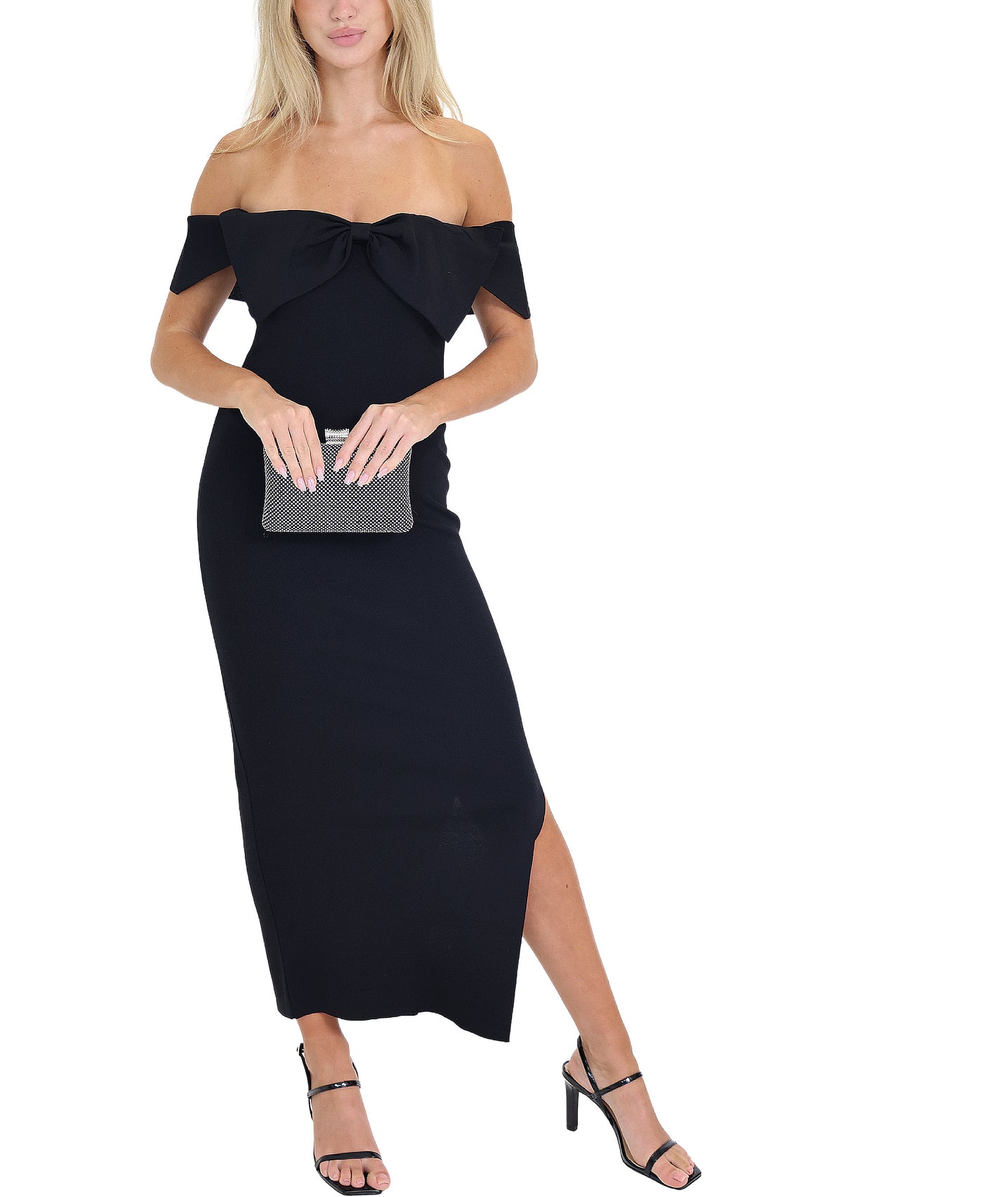 Bow Bodycon Midi Dress view 2